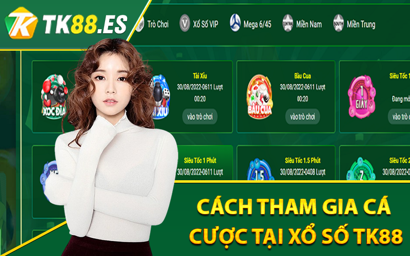 Xổ Số TK88 | Lô Đề Tỷ Lệ Thưởng 1 Ăn 99 Hot Nhất 4 Cách tham gia cá cược tại Xổ Số TK88